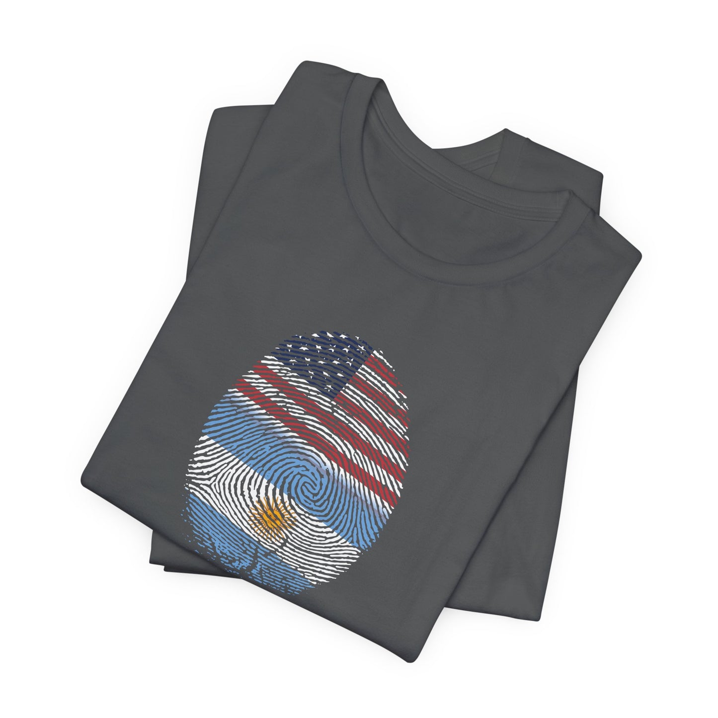Huella digital (Arg/USA)-Fingerprint (Arg/USA) / Unisex Jersey Tee