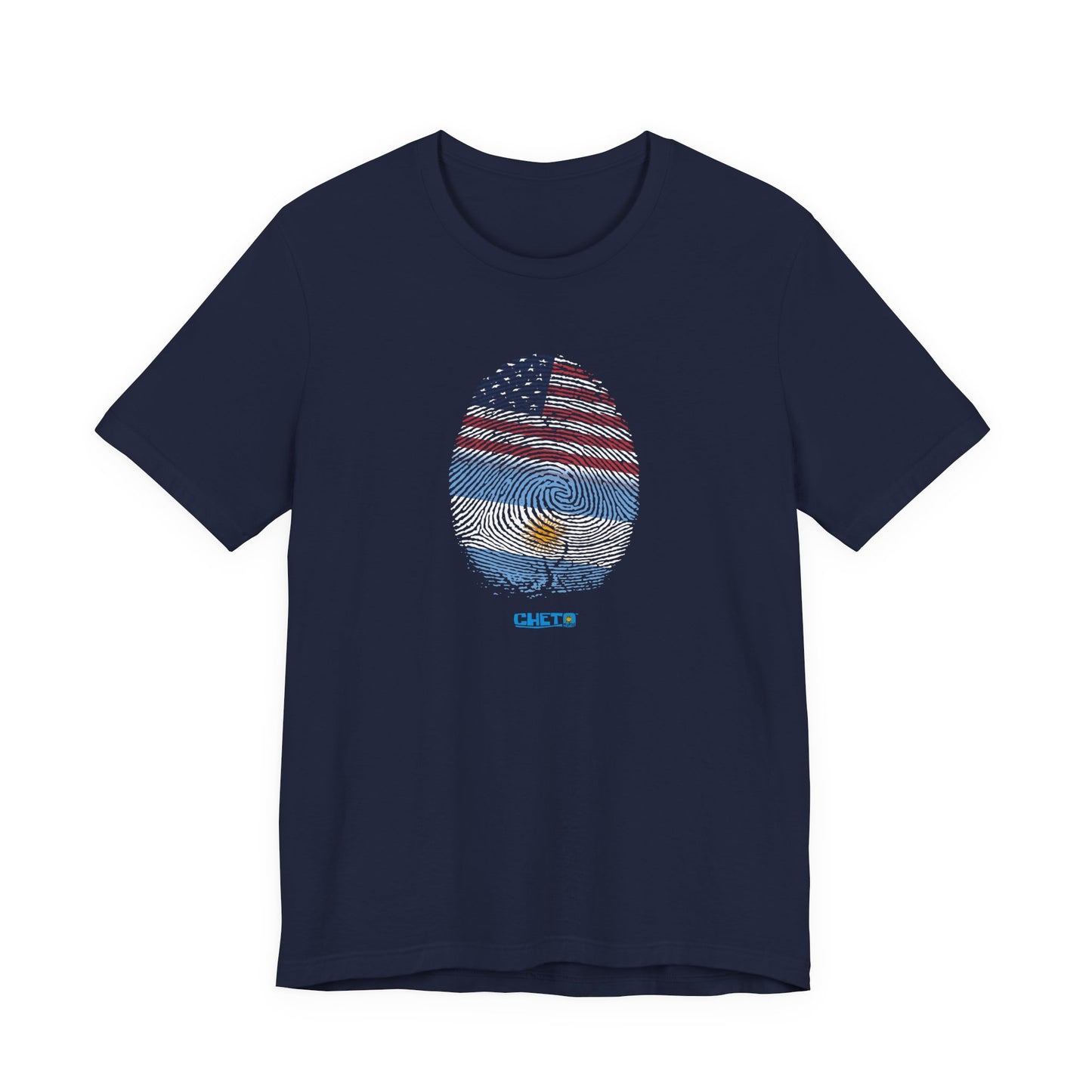 Huella digital (Arg/USA)-Fingerprint (Arg/USA) / Unisex Jersey Tee