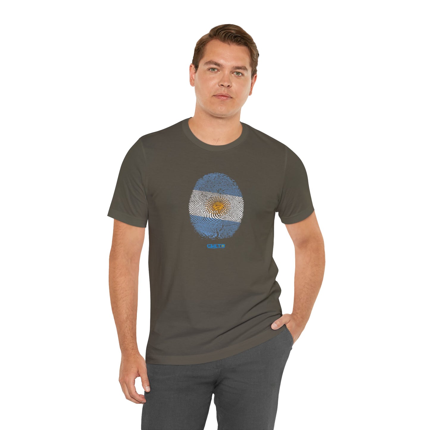 Huella digital (Argentina)-Fingerprint (Argentina) / Unisex Jersey Tee