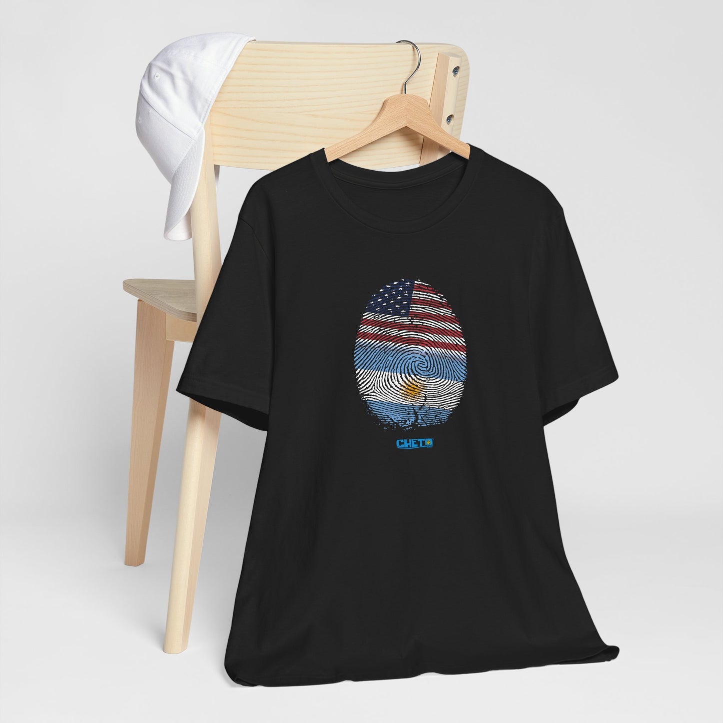 Huella digital (Arg/USA)-Fingerprint (Arg/USA) / Unisex Jersey Tee