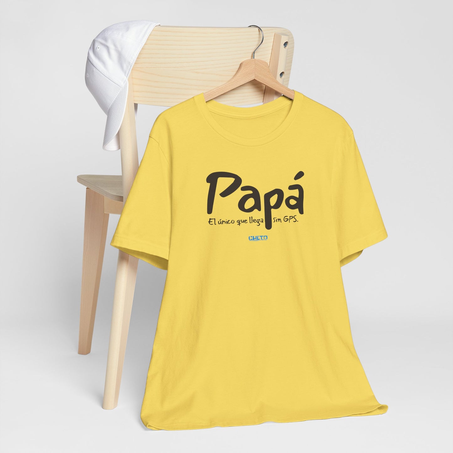 Papá. El único que llega sin GPS - Unisex Jersey Tee