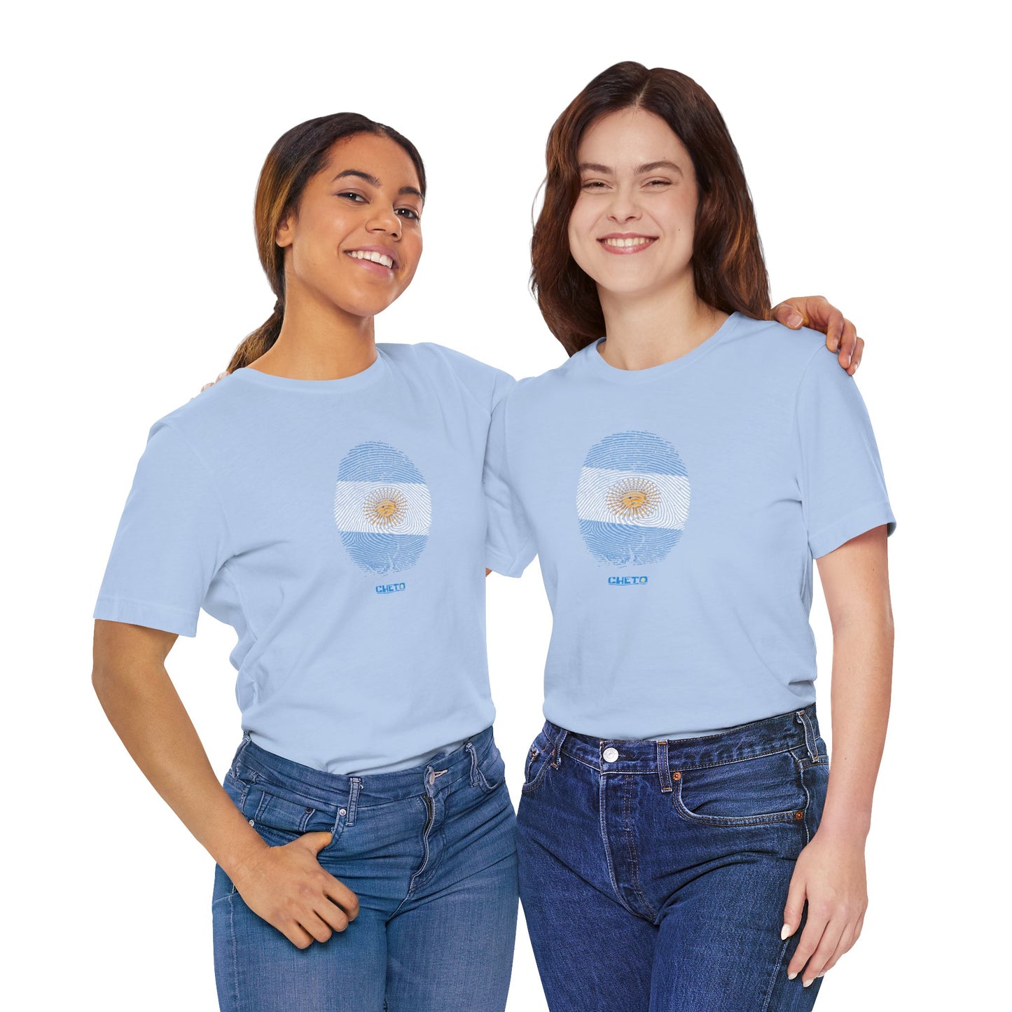 Huella digital (Argentina)-Fingerprint (Argentina) / Unisex Jersey Tee