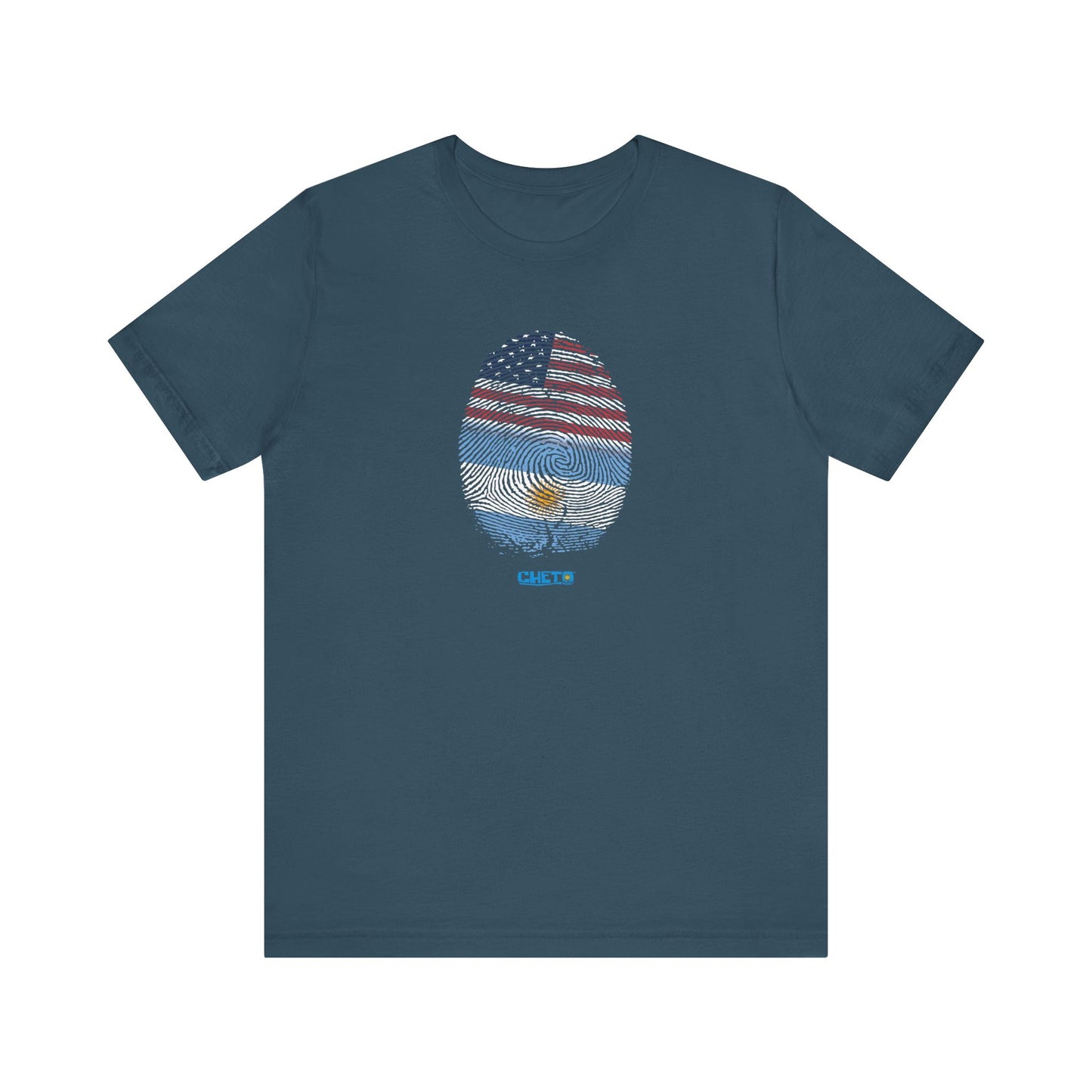 Huella digital (Arg/USA)-Fingerprint (Arg/USA) / Unisex Jersey Tee