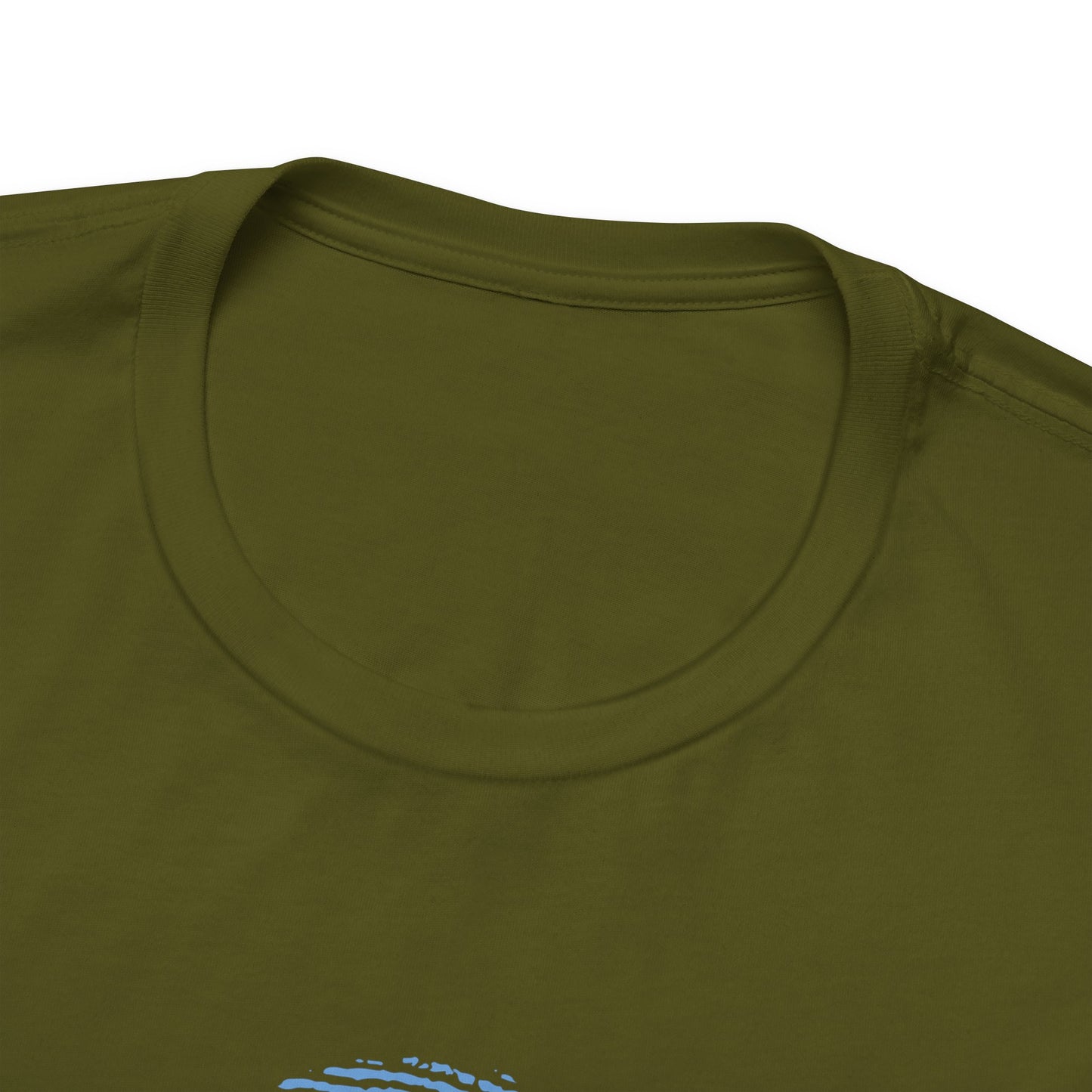 * Huella digital (Argentina) con Codigo QR en espalda-Fingerprint (Argentina) Back QR Code / Unisex Jersey Tee