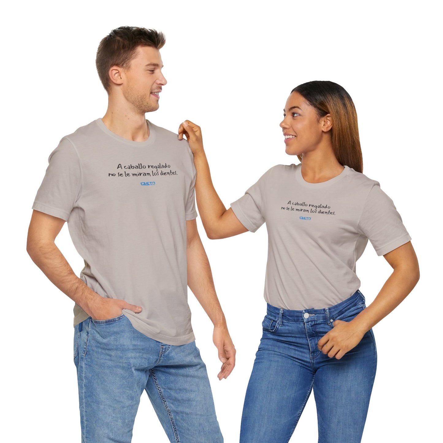 A caballo regalado no se le miran los dientes - Unisex Jersey Tee