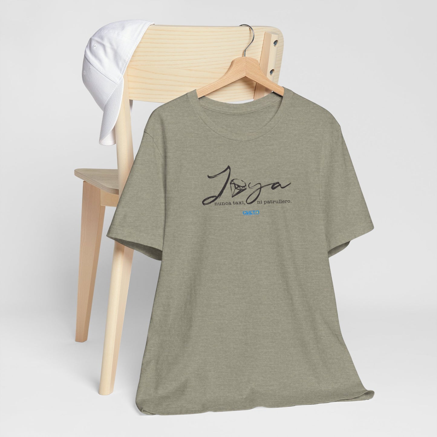 Joya, nunca taxi, ni patrullero Unisex Jersey Tee