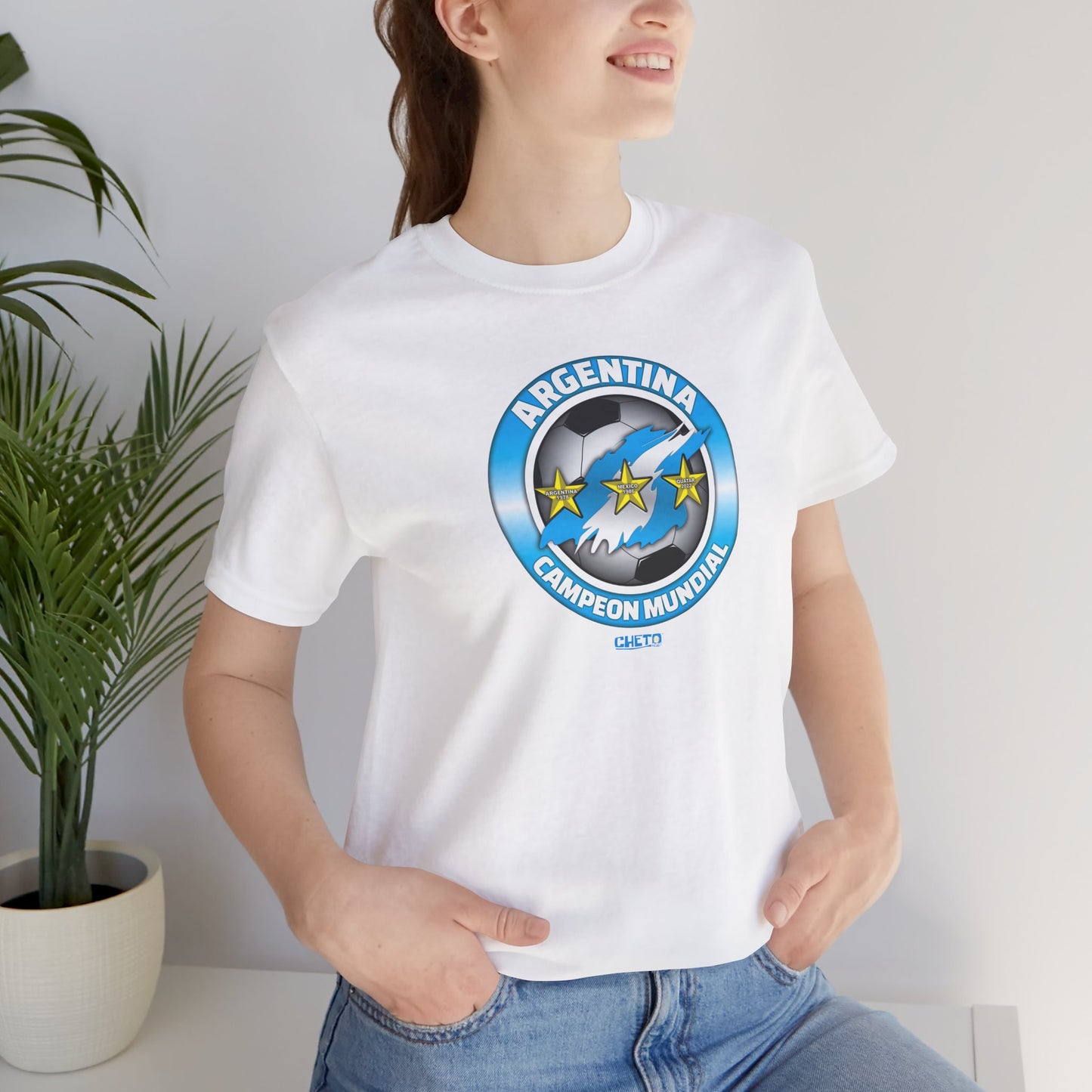 Argentina Campeón Unisex Jersey Tee