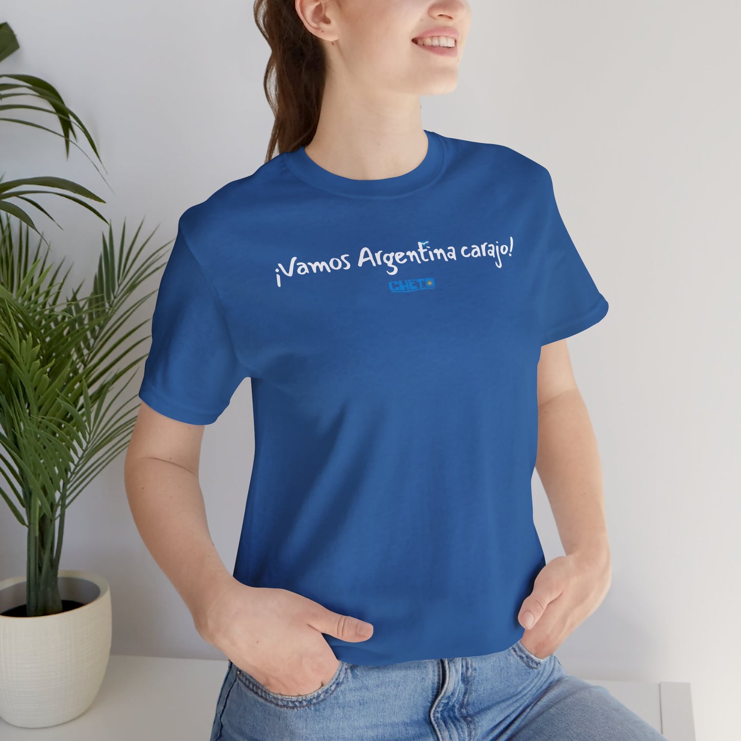 ¡Vamos Argentina carajo! - Unisex Jersey Tee