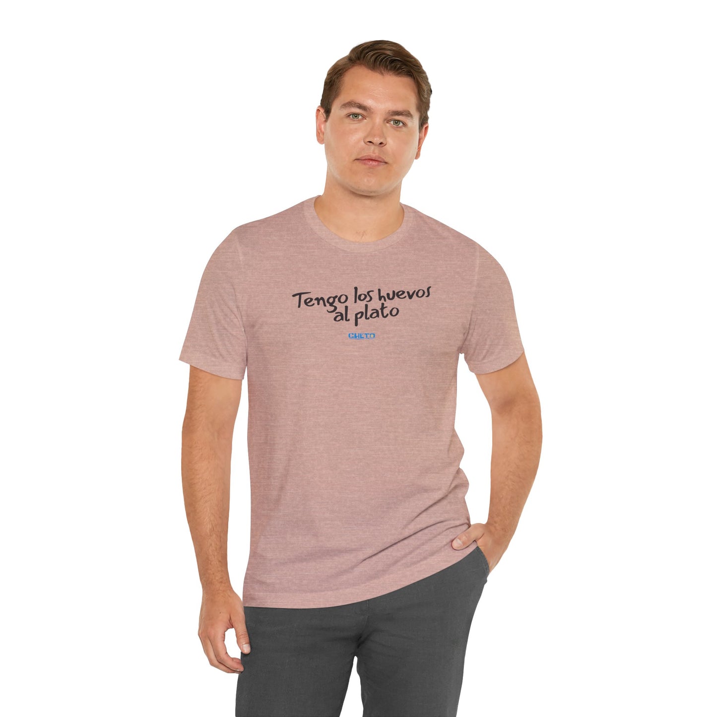 Tengo los huevos al plato - Unisex Jersey Tee