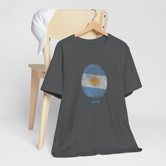 Huella digital (Argentina)-Fingerprint (Argentina) / Unisex Jersey Tee