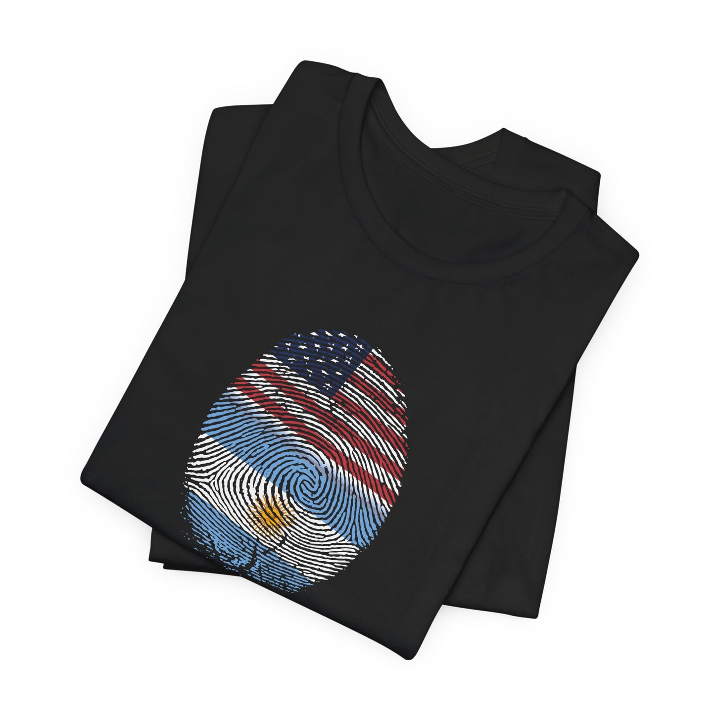Huella digital (Arg/USA)-Fingerprint (Arg/USA) / Unisex Jersey Tee