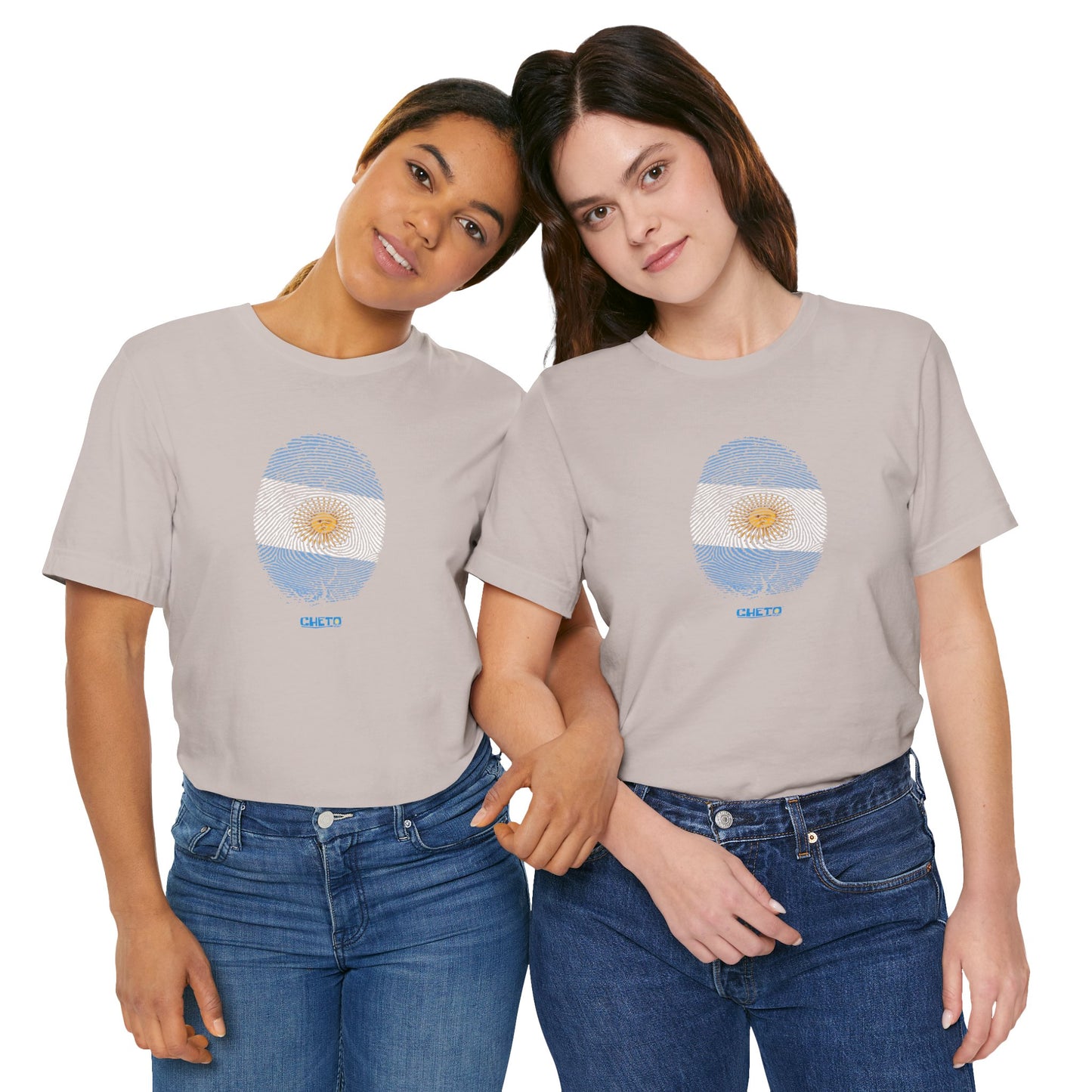 Huella digital (Argentina)-Fingerprint (Argentina) / Unisex Jersey Tee