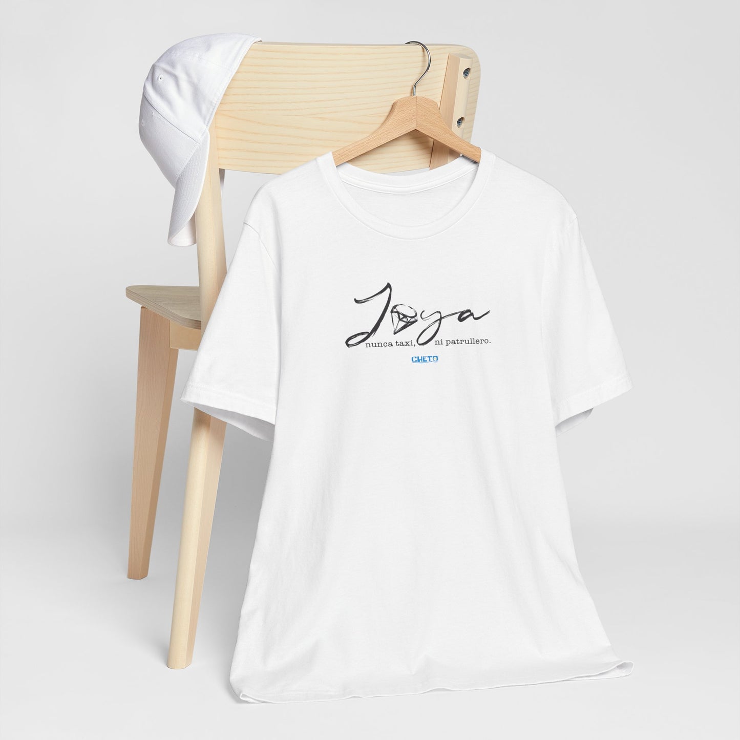 Joya, nunca taxi, ni patrullero Unisex Jersey Tee