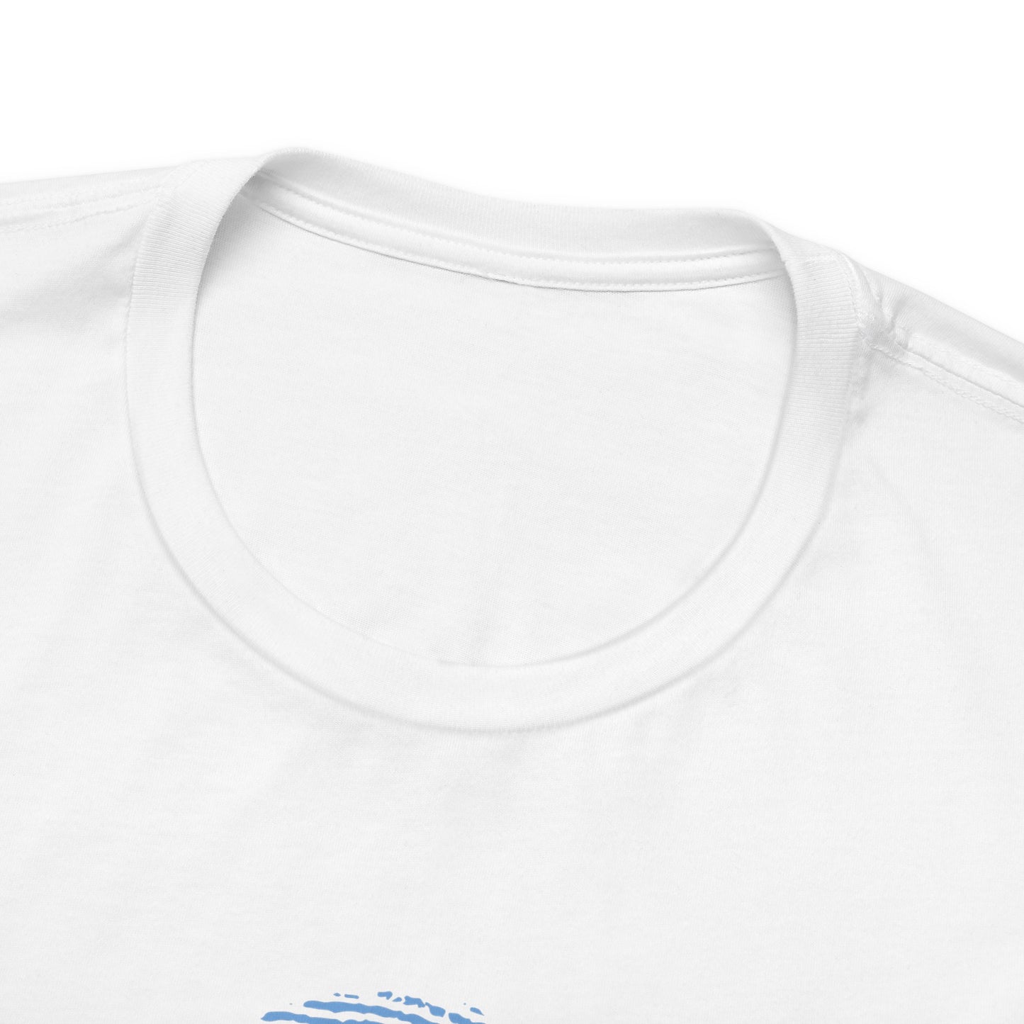 * Huella digital (Argentina) con Codigo QR en espalda-Fingerprint (Argentina) Back QR Code / Unisex Jersey Tee