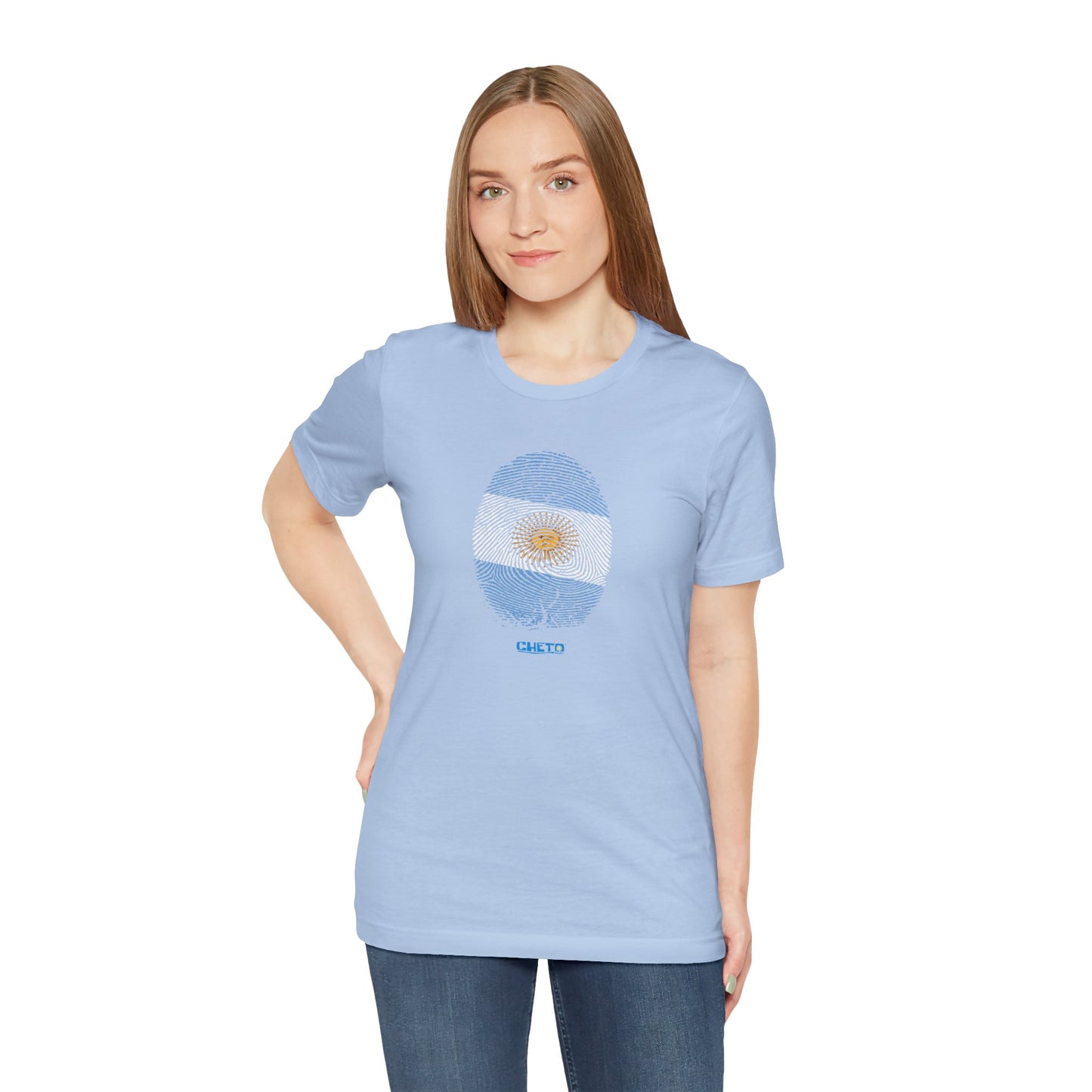 Huella digital (Argentina)-Fingerprint (Argentina) / Unisex Jersey Tee