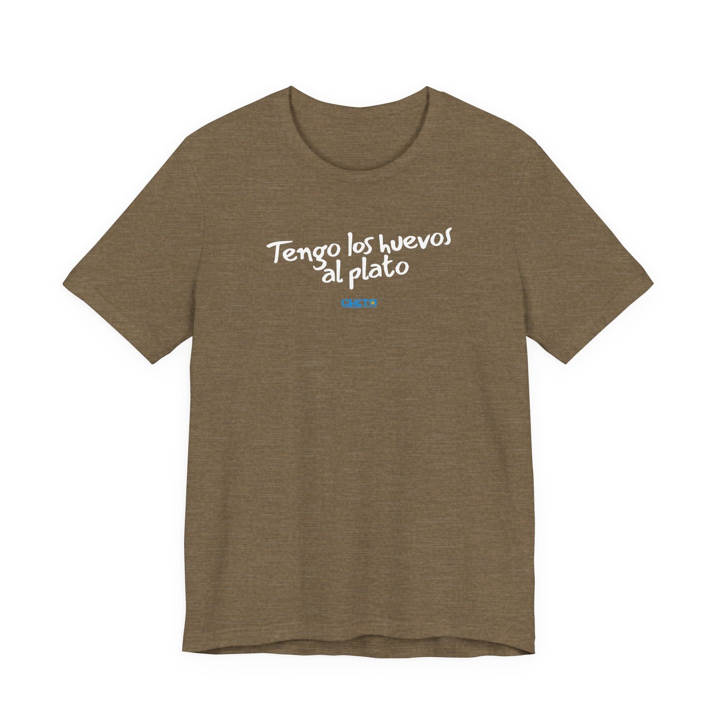 Tengo los huevos al plato - Unisex Jersey Tee