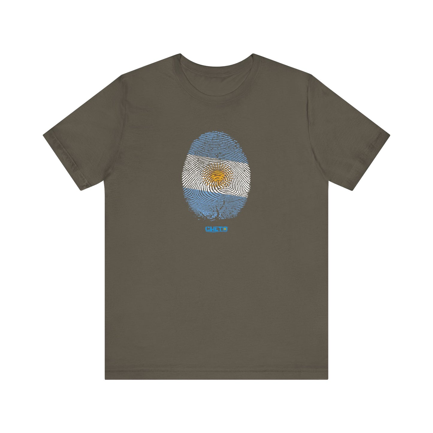 Huella digital (Argentina)-Fingerprint (Argentina) / Unisex Jersey Tee