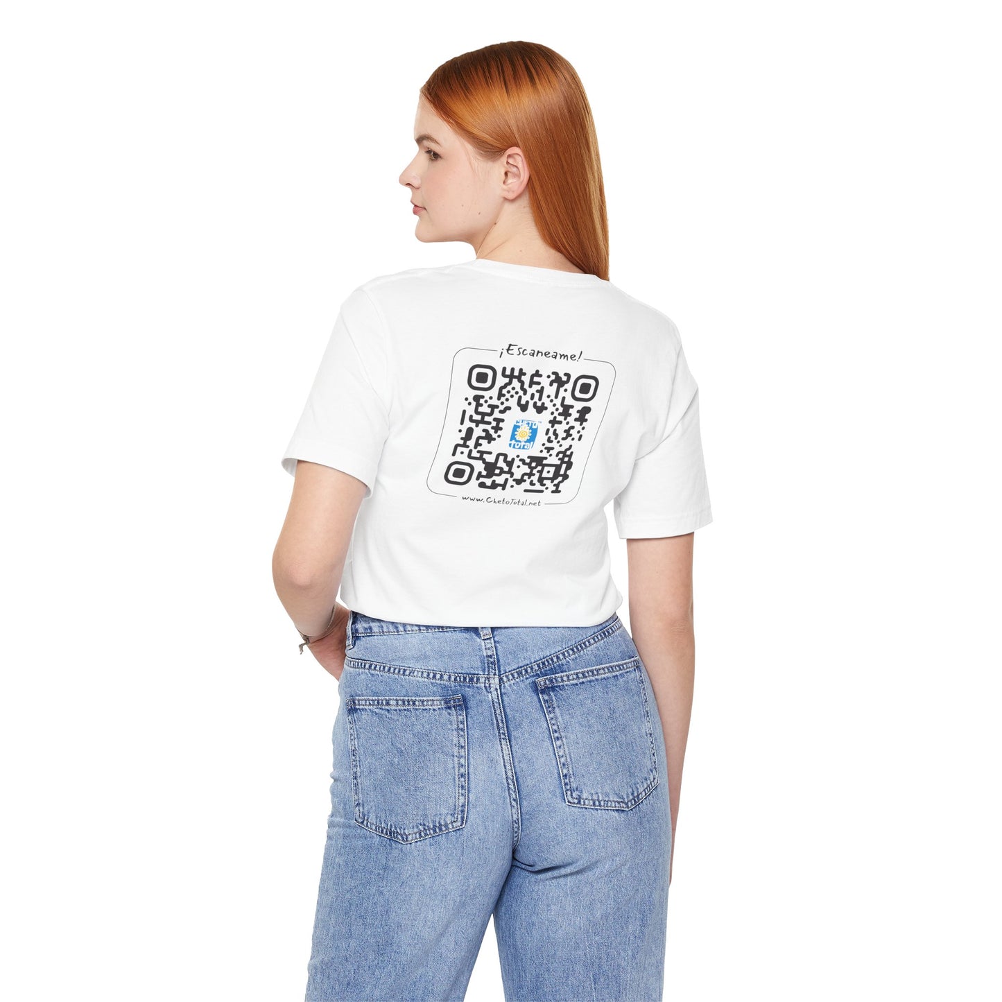 * ¡Che boludo! (con código QR en espalda/with QR code on back) - Unisex Jersey Tee