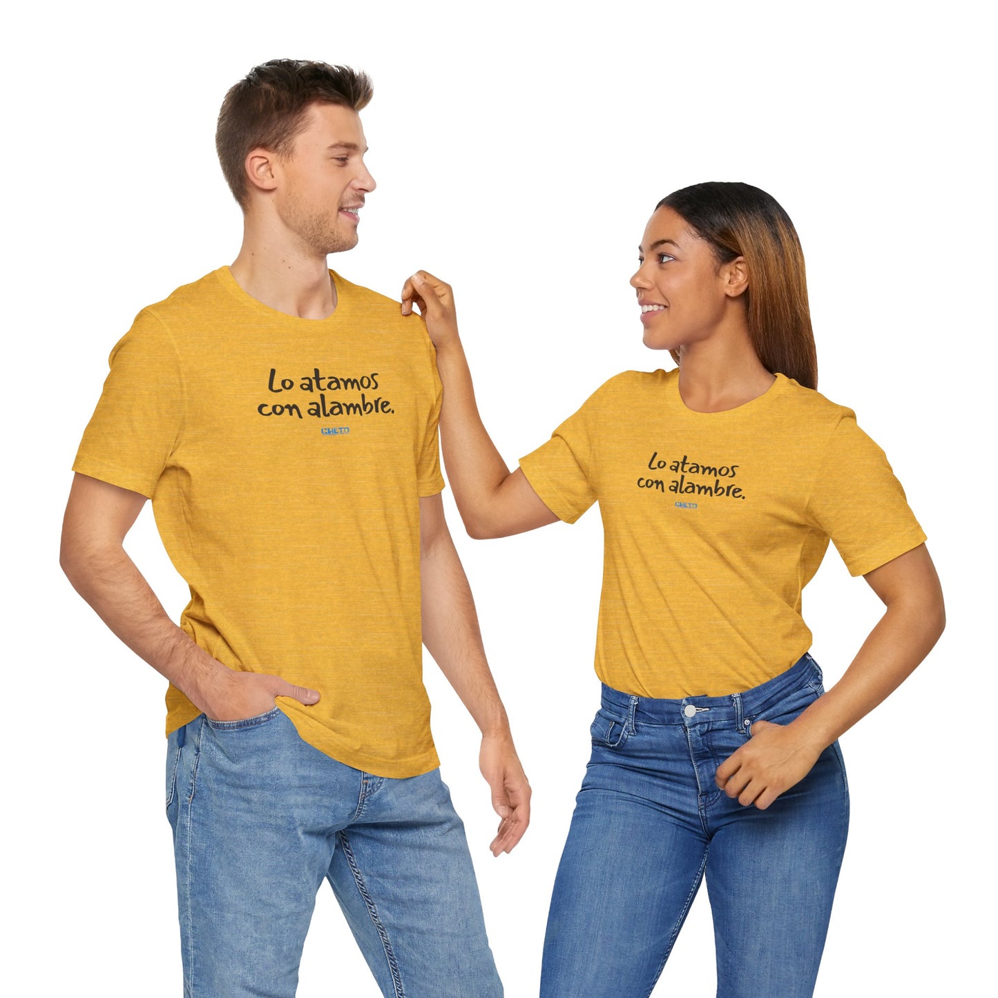 Lo atamos con alambre - Unisex Jersey Tee
