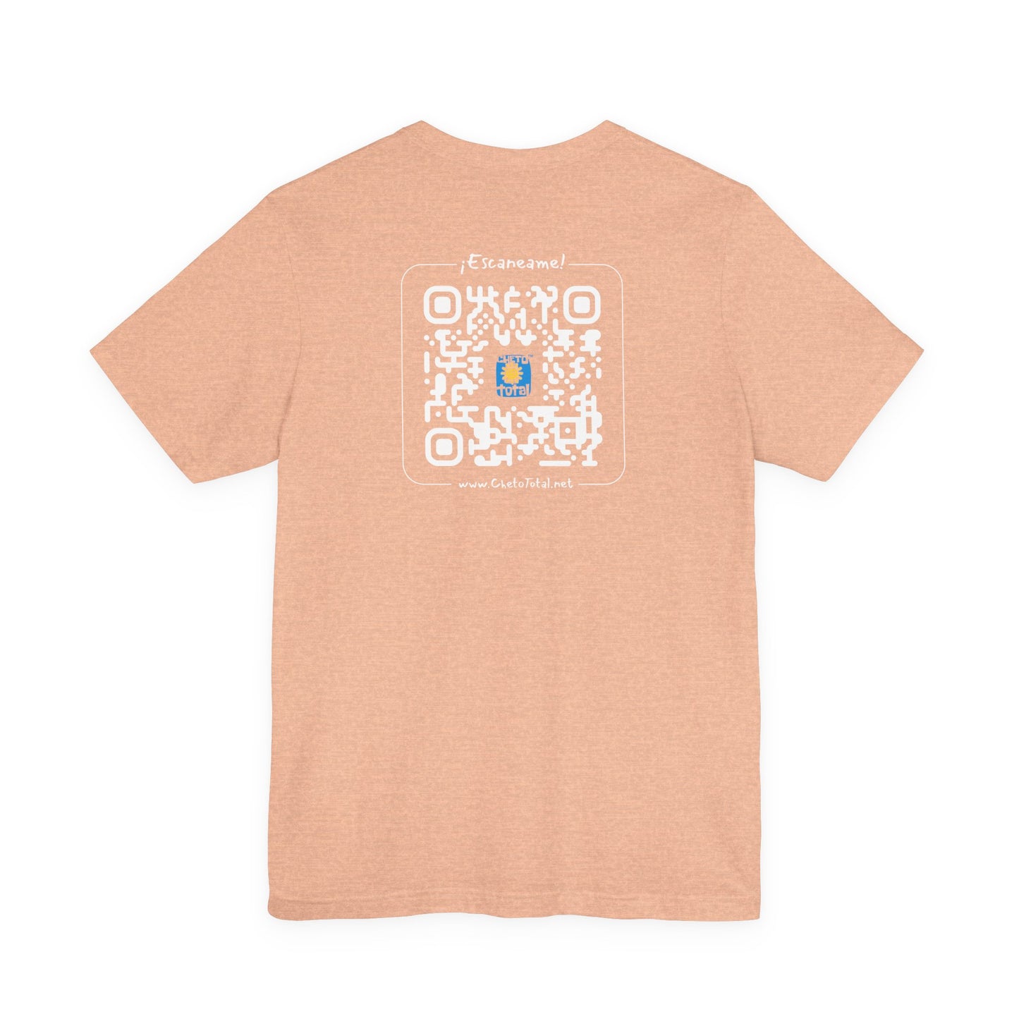 * Huella digital (Argentina) con Codigo QR en espalda-Fingerprint (Argentina) Back QR Code / Unisex Jersey Tee