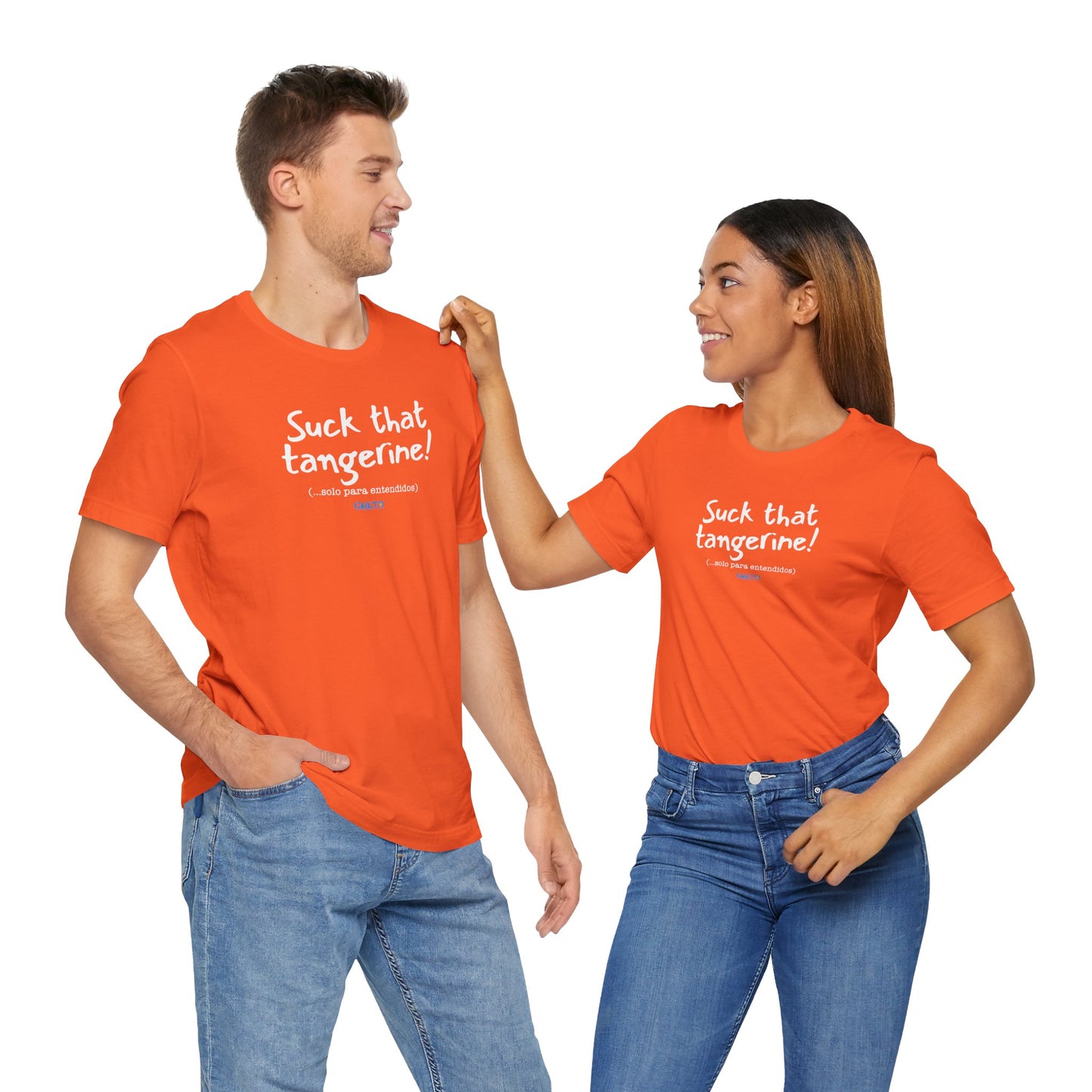 Suck that tangerine - Unisex Jersey Tee