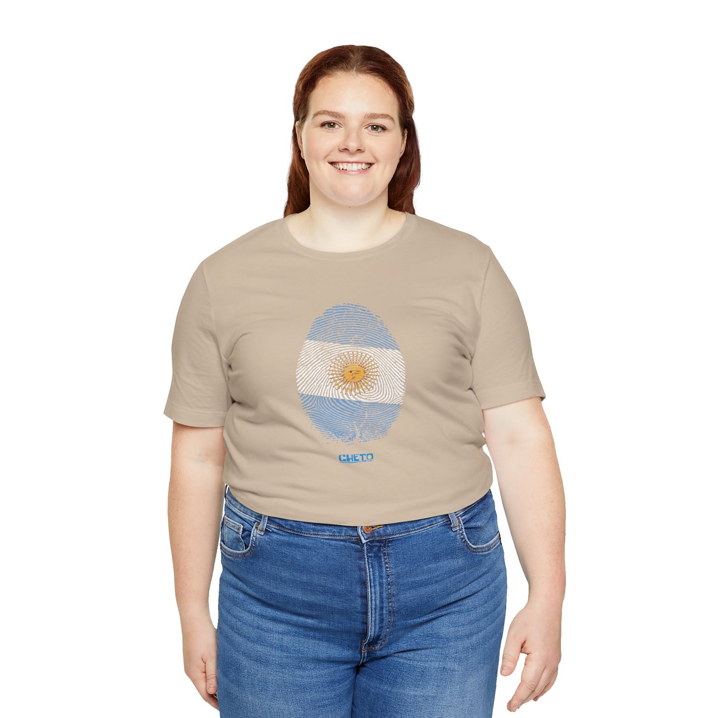Huella digital (Argentina)-Fingerprint (Argentina) / Unisex Jersey Tee