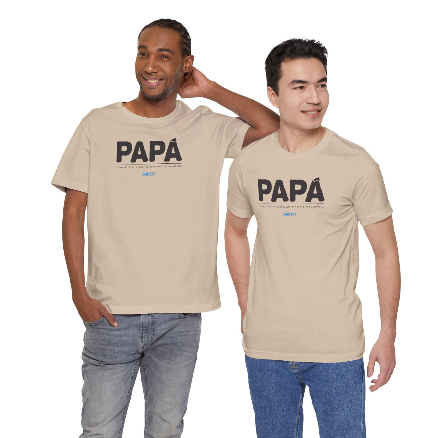 Papá: Especialista en asado, siesta y consejos no pedidos - Unisex Jersey Tee