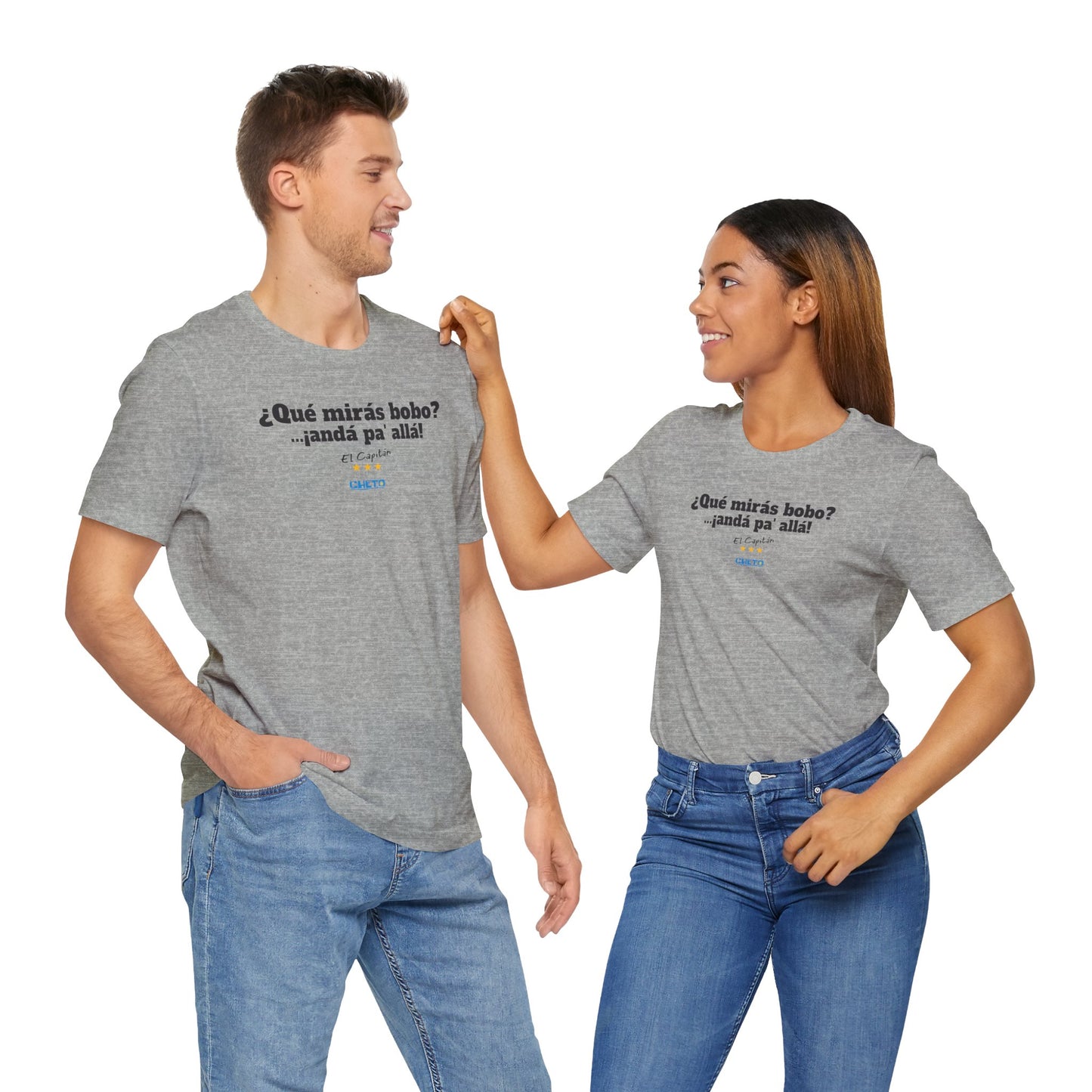 ¿Qué mirás bobo? Unisex Jersey Tee