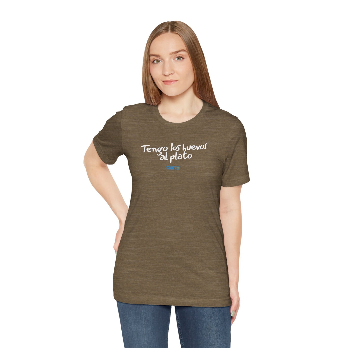 Tengo los huevos al plato - Unisex Jersey Tee