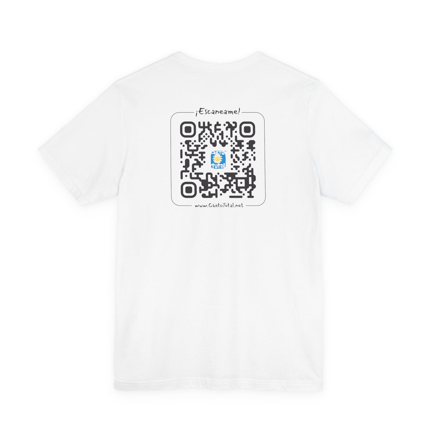 * Huella digital (Argentina) con Codigo QR en espalda-Fingerprint (Argentina) Back QR Code / Unisex Jersey Tee