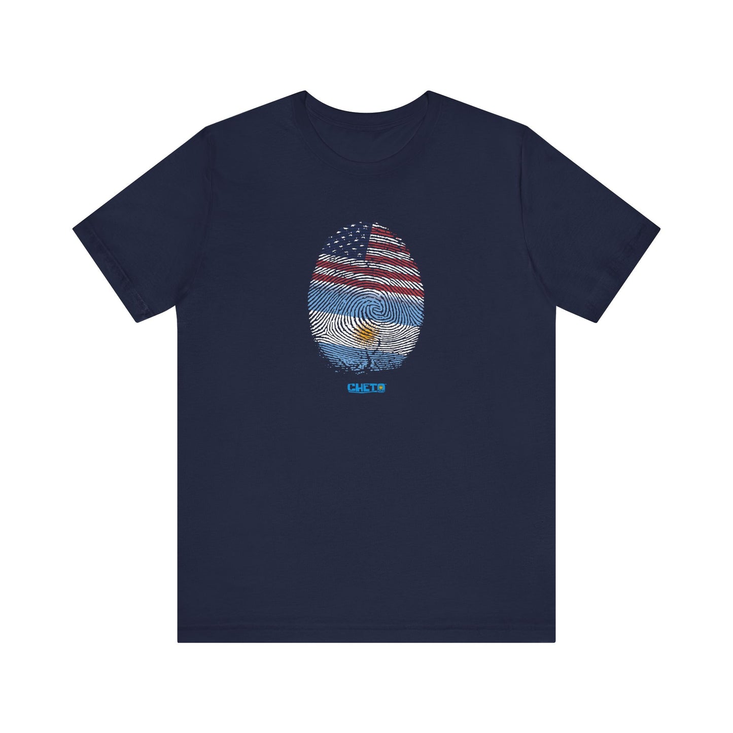 Huella digital (Arg/USA)-Fingerprint (Arg/USA) / Unisex Jersey Tee