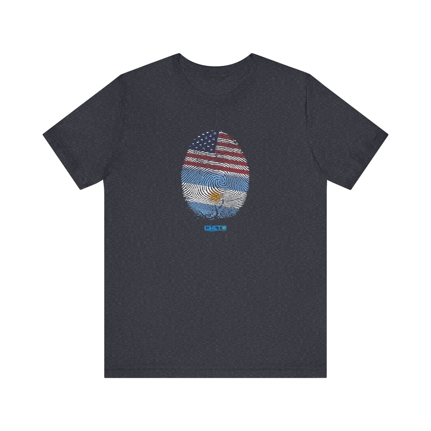Huella digital (Arg/USA)-Fingerprint (Arg/USA) / Unisex Jersey Tee