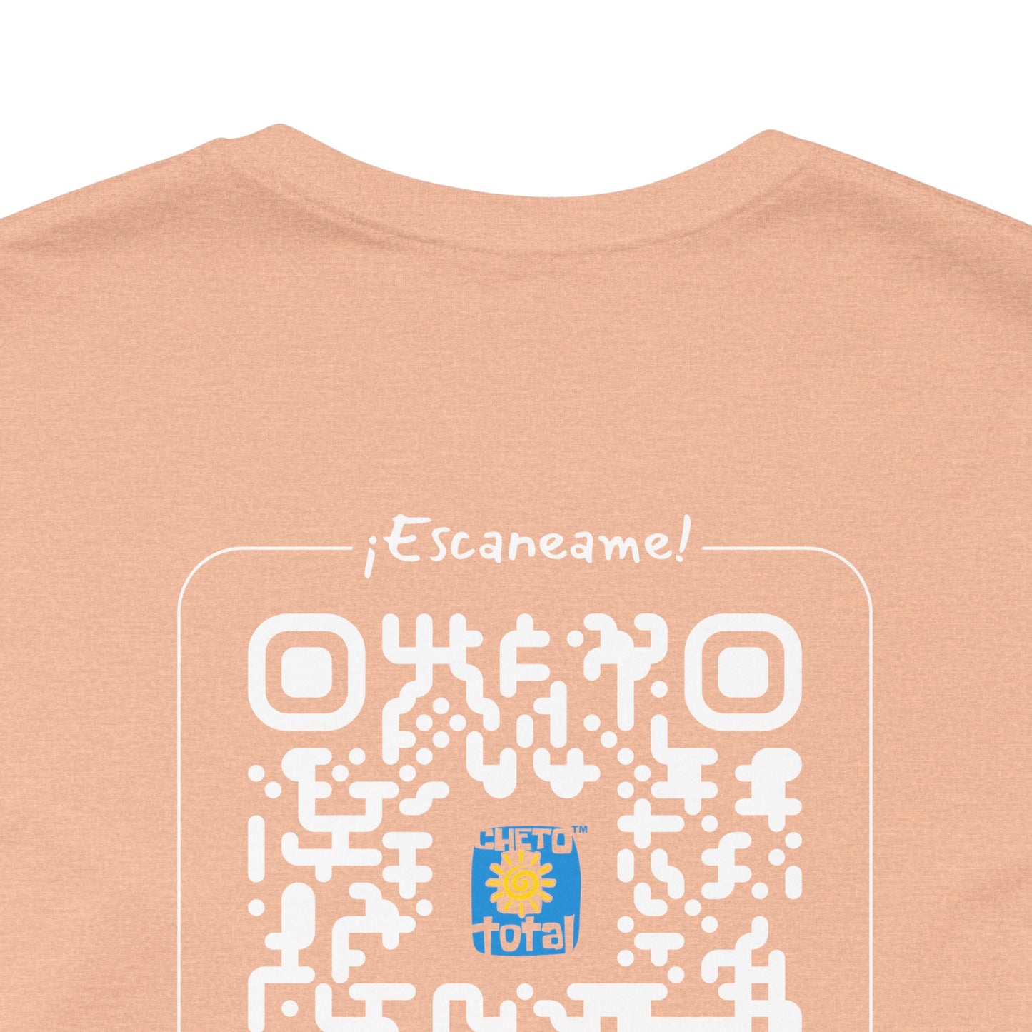 * Huella digital (Argentina) con Codigo QR en espalda-Fingerprint (Argentina) Back QR Code / Unisex Jersey Tee