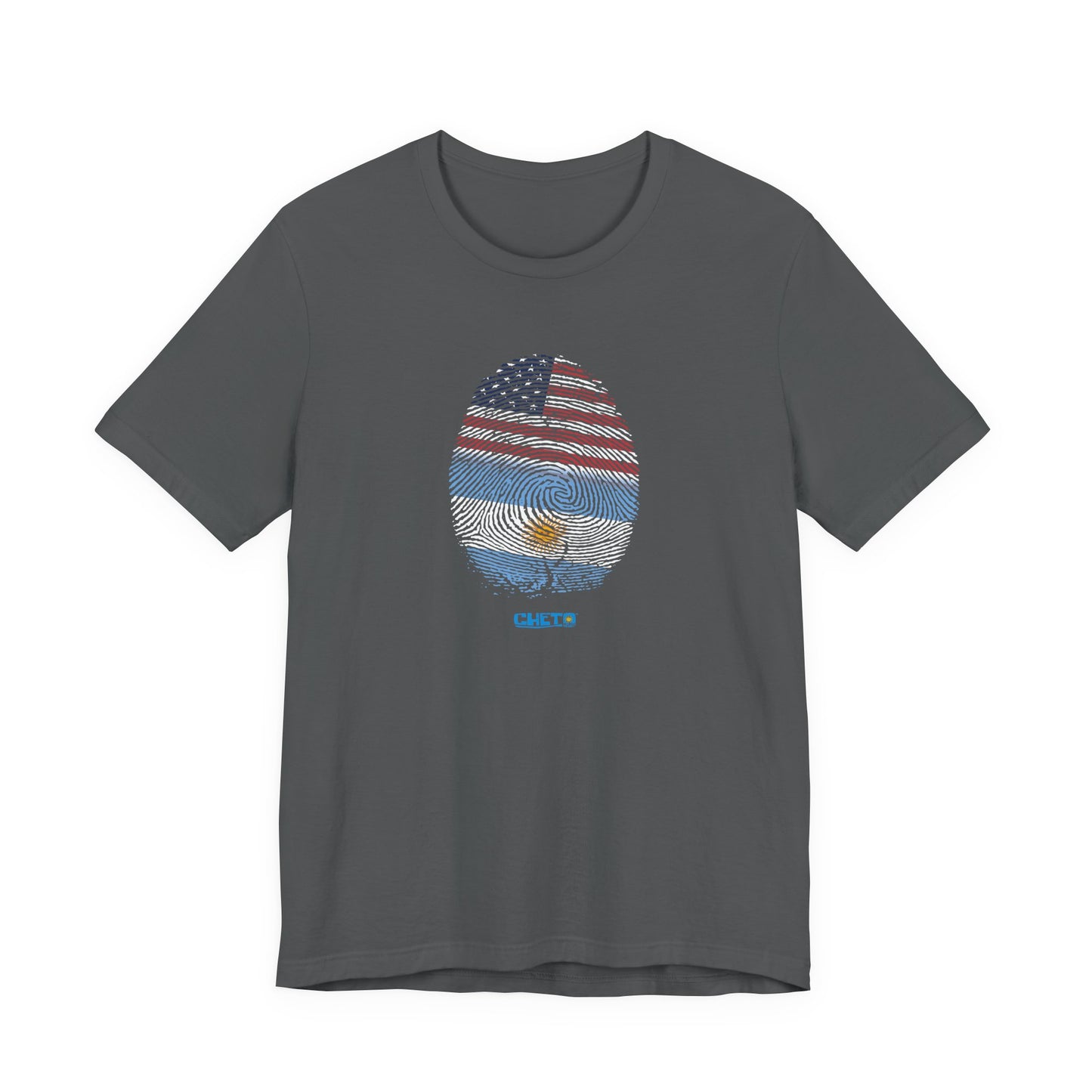 Huella digital (Arg/USA)-Fingerprint (Arg/USA) / Unisex Jersey Tee