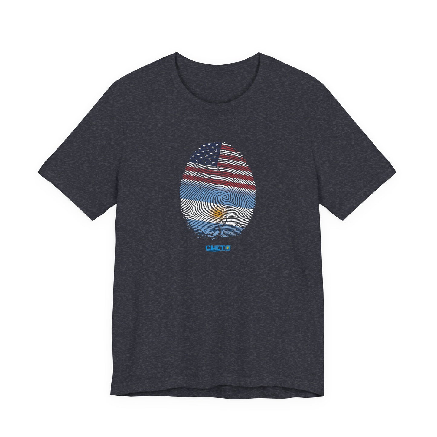 Huella digital (Arg/USA)-Fingerprint (Arg/USA) / Unisex Jersey Tee