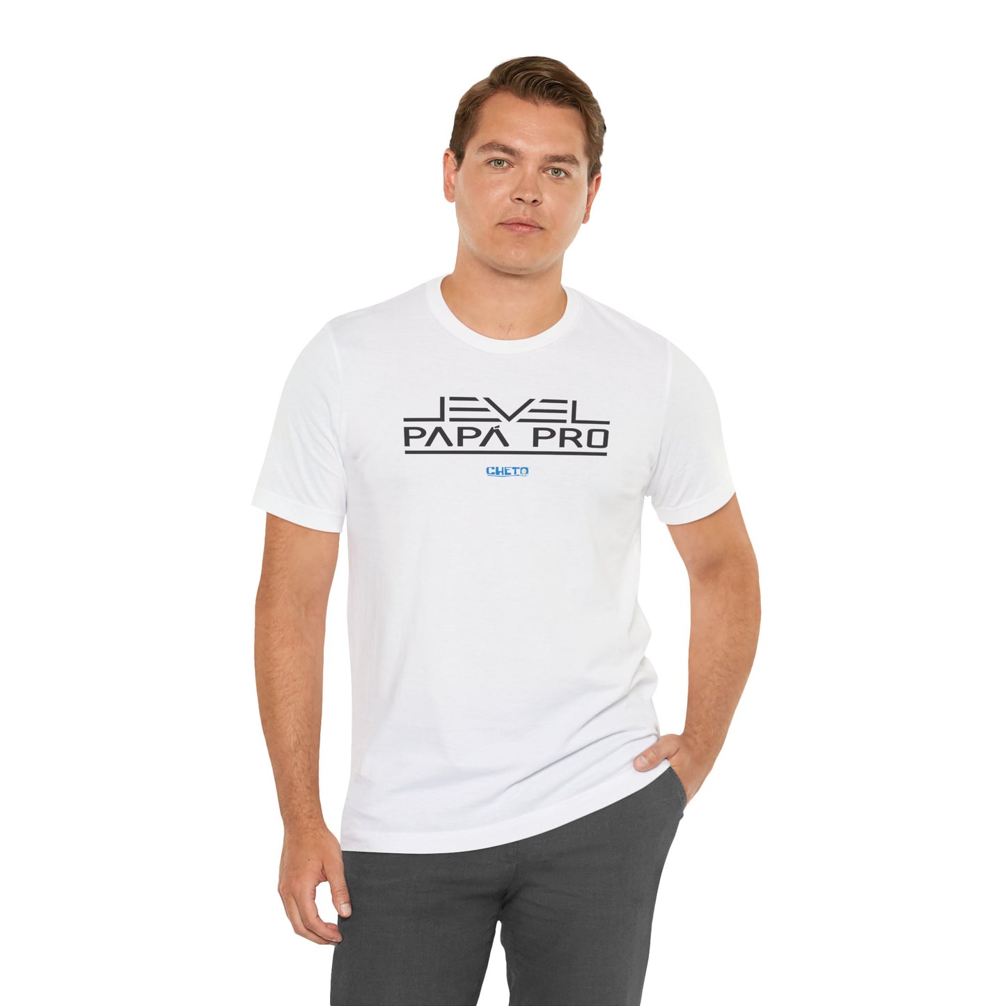 Nivel (Level): Papá Pro - Unisex Jersey Tee