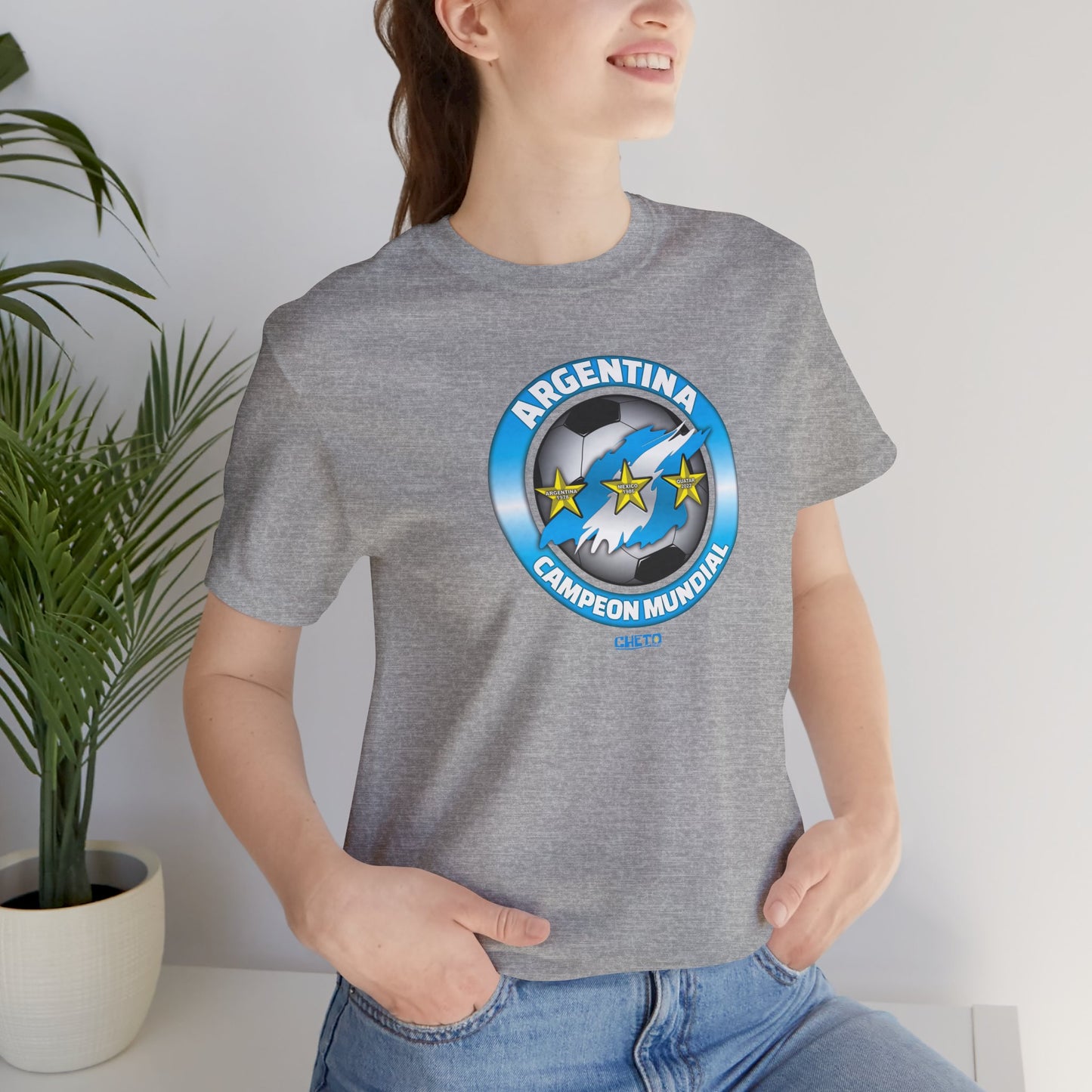 Argentina Campeón Unisex Jersey Tee