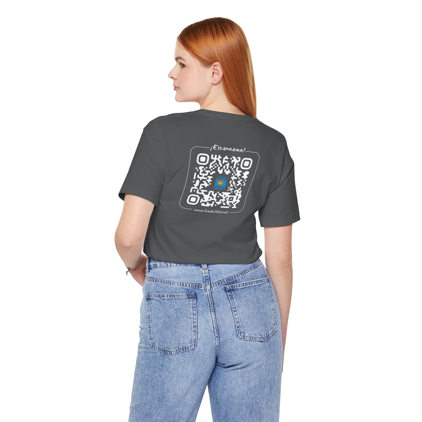 * ¡Che boludo! (con código QR en espalda/with QR code on back) - Unisex Jersey Tee