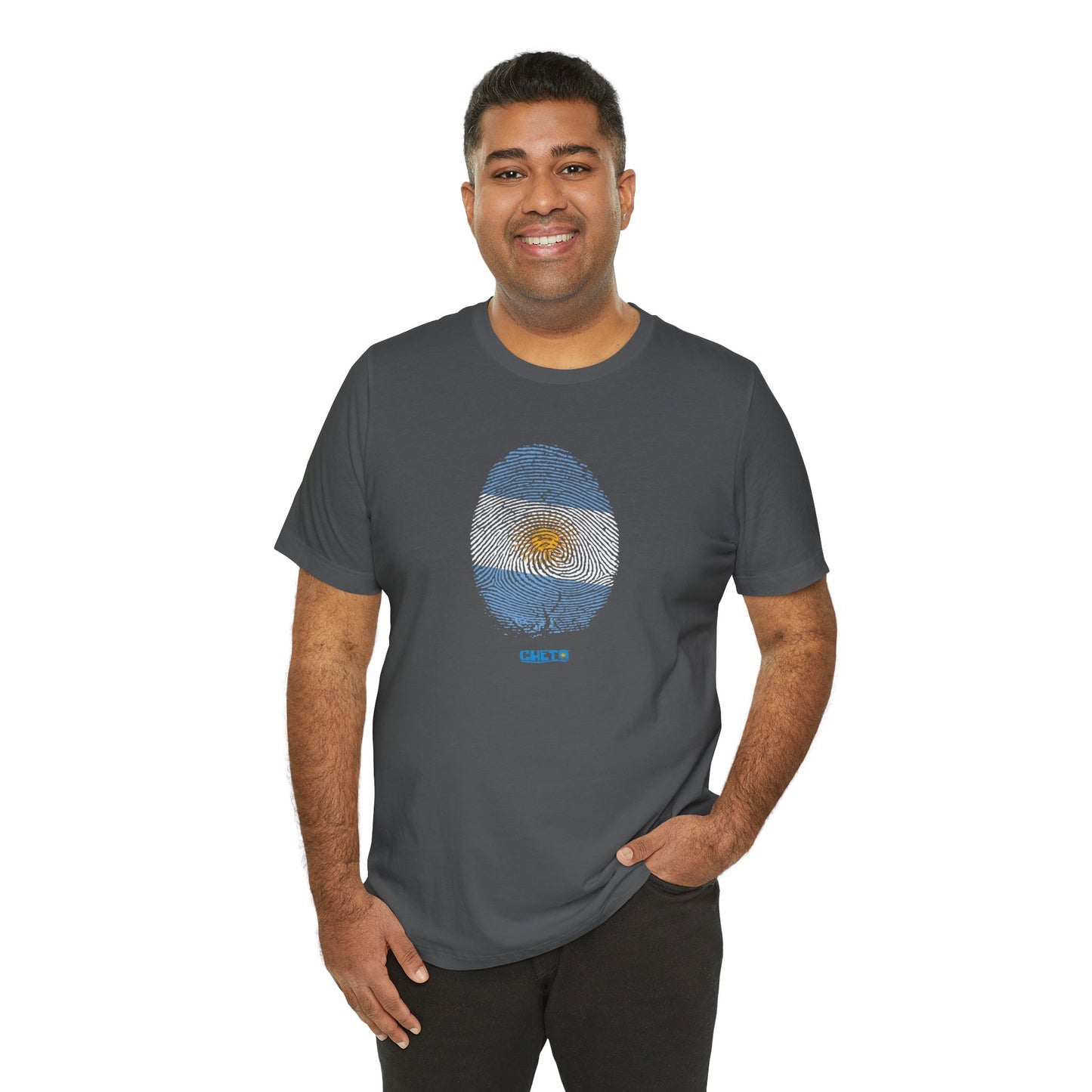 Huella digital (Argentina)-Fingerprint (Argentina) / Unisex Jersey Tee