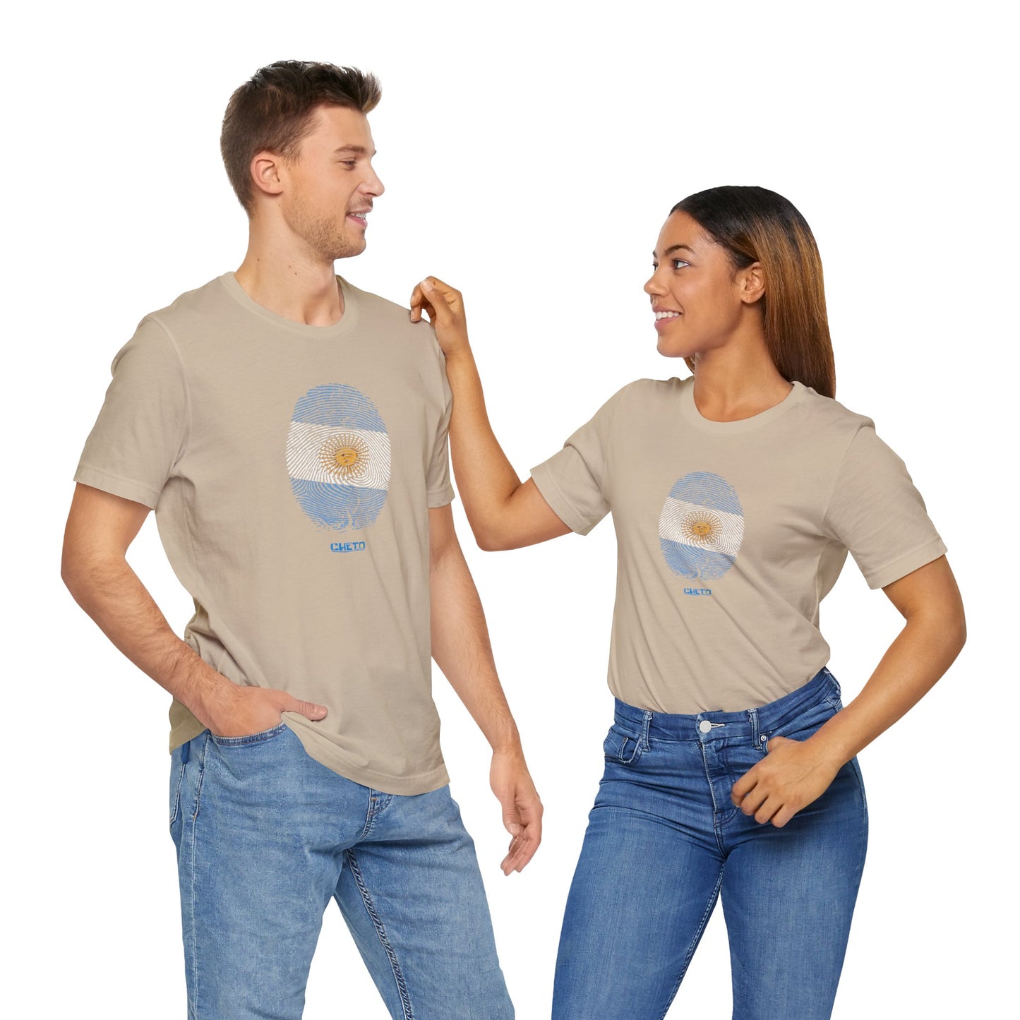 Huella digital (Argentina)-Fingerprint (Argentina) / Unisex Jersey Tee