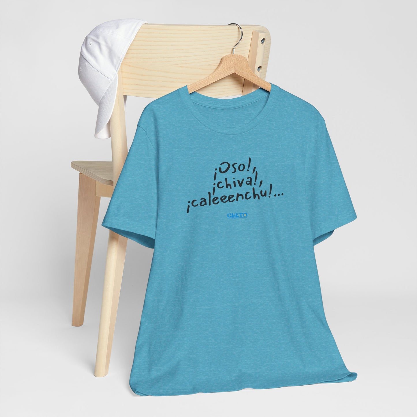 ¡Oso!, ¡chiva!, ¡caleeenchu! - Unisex Jersey Tee