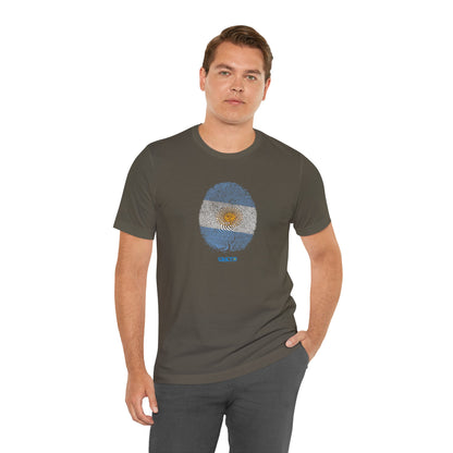 Huella digital (Argentina)-Fingerprint (Argentina) / Unisex Jersey Tee