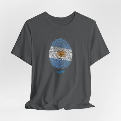 Huella digital (Argentina)-Fingerprint (Argentina) / Unisex Jersey Tee