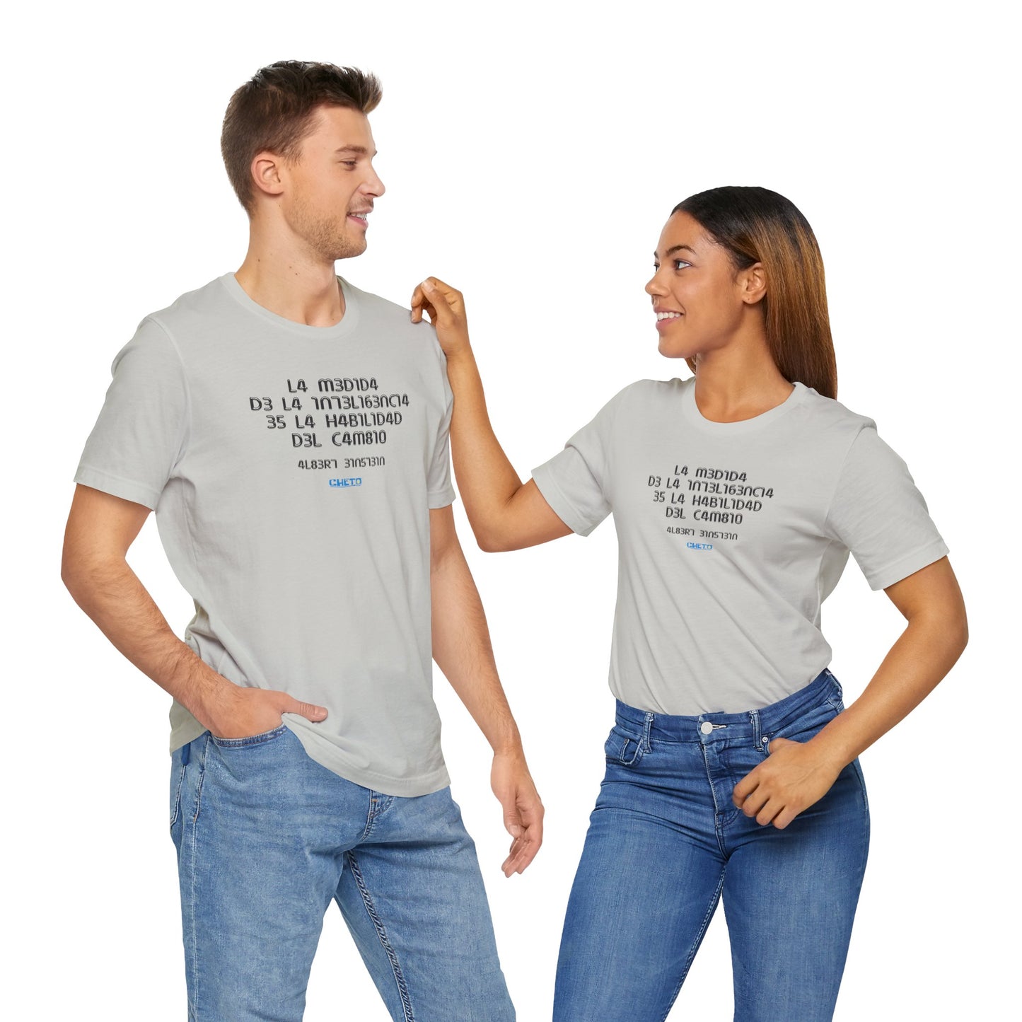 La medida de la inteligencia... - Unisex Jersey Tee