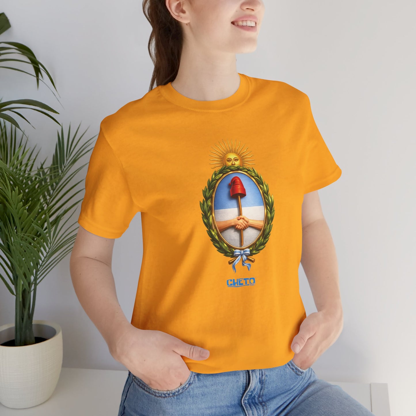 Escudo Nacional Argentino - Unisex Jersey Tee