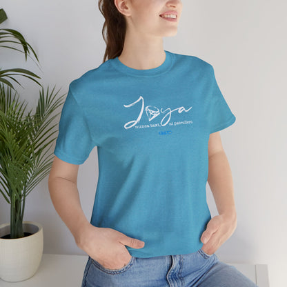 Joya, nunca taxi, ni patrullero Unisex Jersey Tee