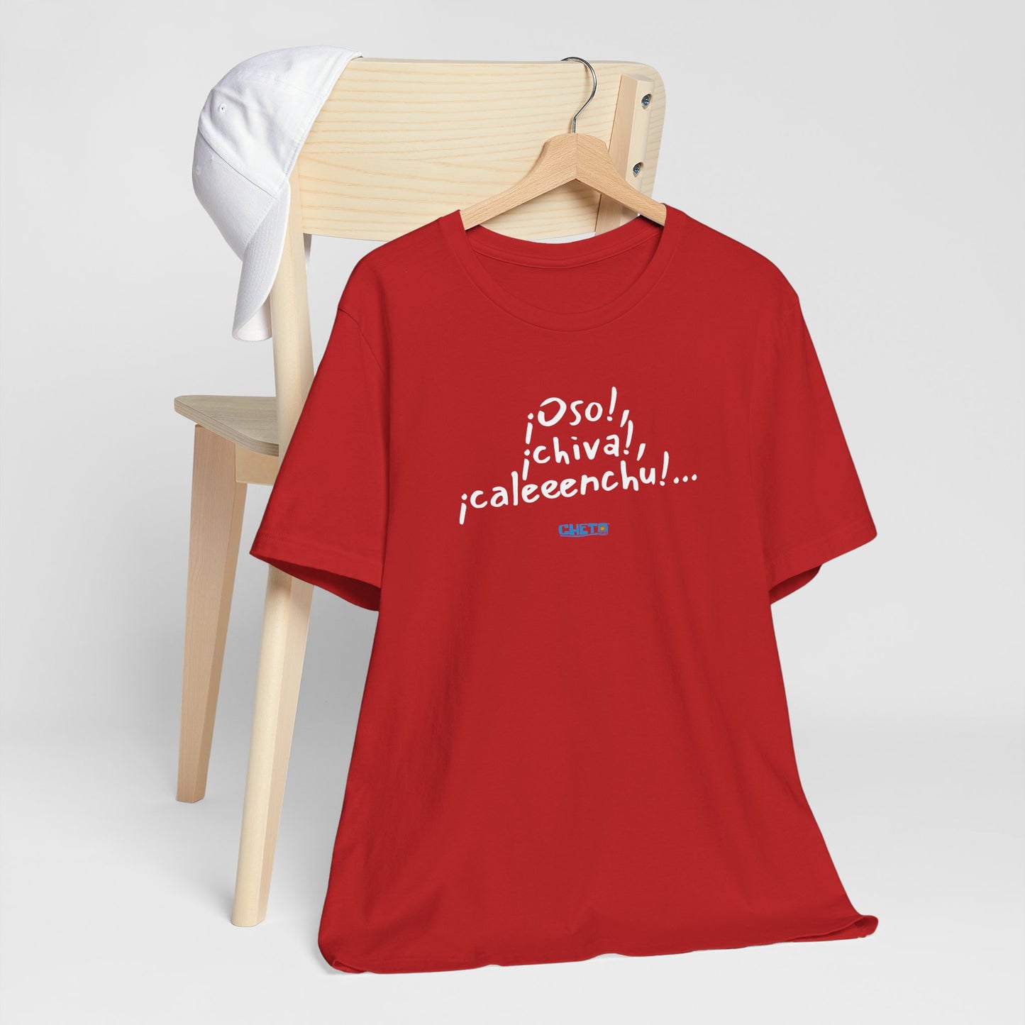 ¡Oso!, ¡chiva!, ¡caleeenchu! - Unisex Jersey Tee