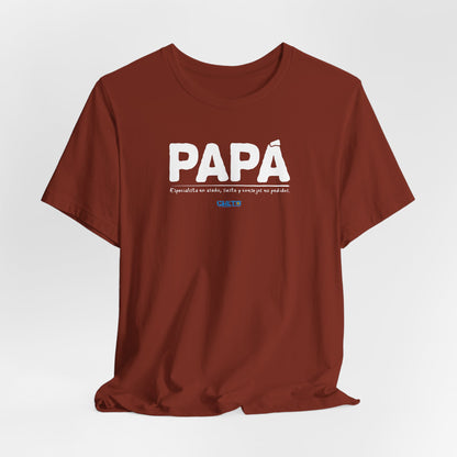 Papá: Especialista en asado, siesta y consejos no pedidos - Unisex Jersey Tee