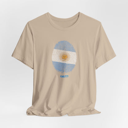 Huella digital (Argentina)-Fingerprint (Argentina) / Unisex Jersey Tee