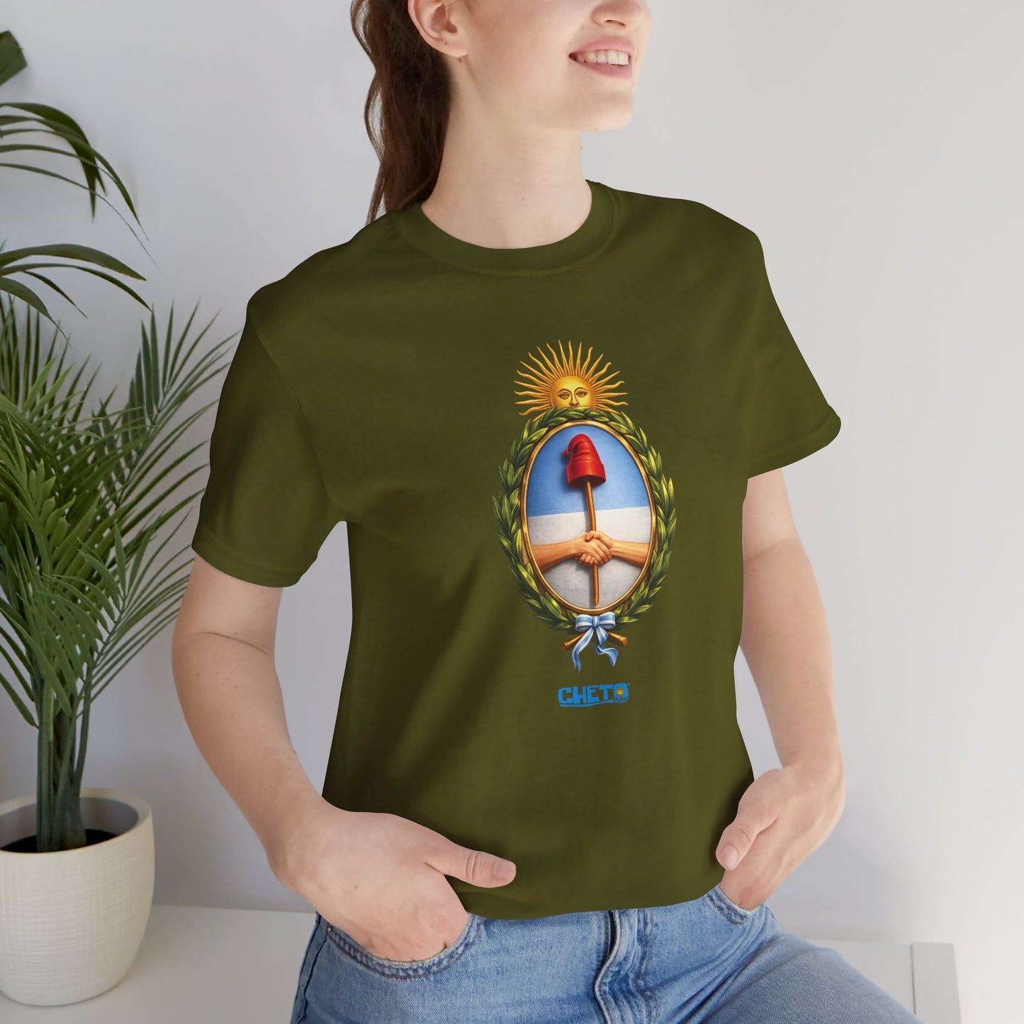 Escudo Nacional Argentino - Unisex Jersey Tee